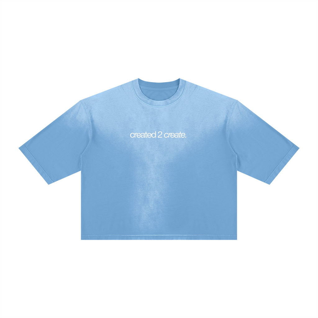 Unisex Vintage Wash Sunfade Boxy T-Shirt