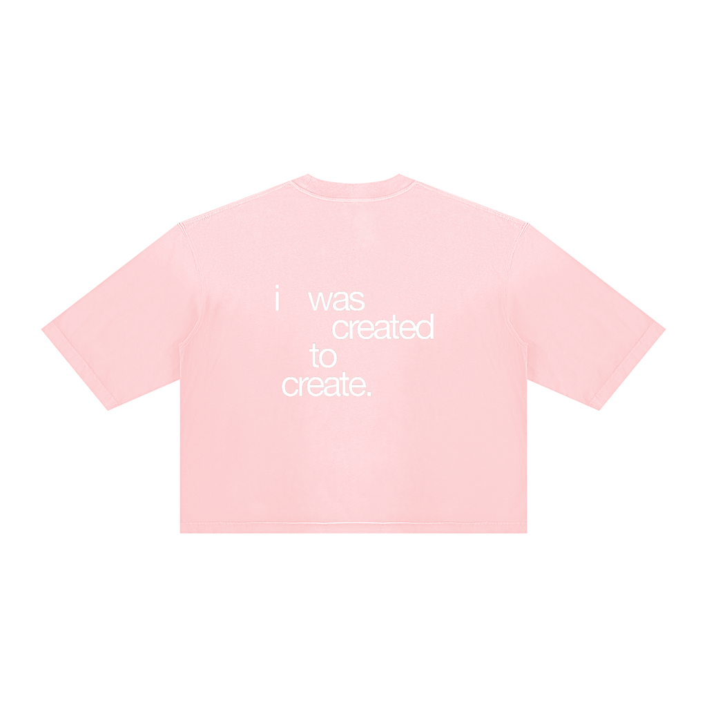 Unisex Vintage Wash Sunfade Boxy T-Shirt